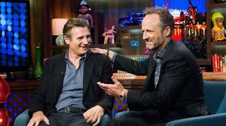 Liam Neeson & John B. Hickey (2014) - Episode 147 poster and promotional image