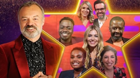 Adrian Lester, Sienna Miller, Rachel Parris, Marcus Brigstocke, Daniel Kaluuya, Mayim Bialik and Arlo Parks (2021) - Episode 17 poster and promotional image