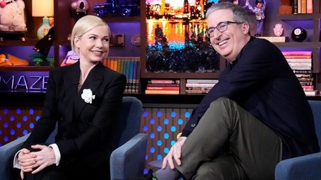 Michelle Williams, John Oliver (2025) - Episode 58 poster and promotional image