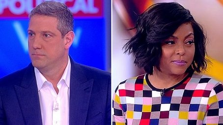 Tim Ryan and Taraji P. Henson (2019) - Episode 136 poster and promotional image