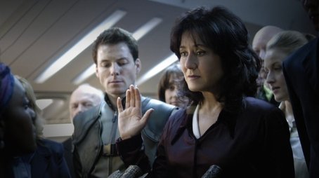 Battlestar Galactica: Miniseries [Part 1] (2003) - Episode 49 poster and promotional image