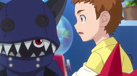 Collision?! Gatchmon Versus Agumon! (2017) - Episode 45 poster and promotional image