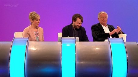 Mel Giedroyc, Chris Tarrant, Alexander Armstrong, Alex Jones (2012) - Episode 1 poster and promotional image