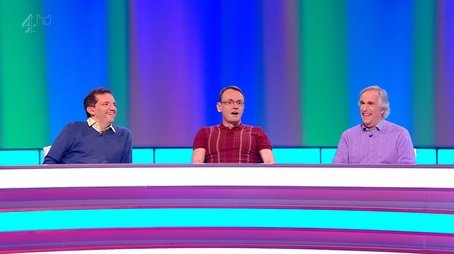 Henry Winkler, Henning Wehn, Romesh Ranganathan, Rebecca Adlington (2014) - Episode 2 poster and promotional image