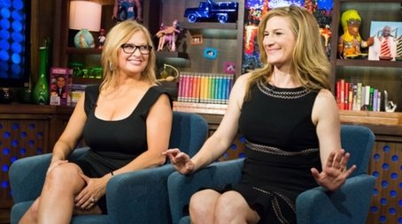 Ana Gasteyer & Caroline Manzo (2014) - Episode 158 poster and promotional image