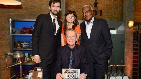 Sir Trevor McDonald, Aisling Bea, David Tennant (2016) - Episode 1 poster and promotional image