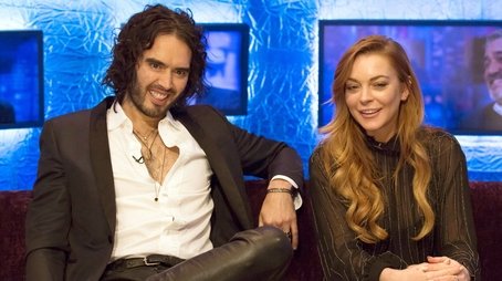 Lindsay Lohan, Daniel Radcliffe, Rio Ferdinand, Russell Brand, The Script (2014) - Episode 2 poster and promotional image