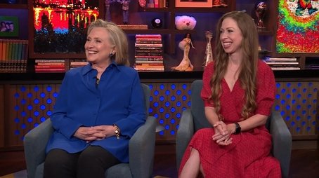 Hillary Clinton & Chelsea Clinton (2022) - Episode 140 poster and promotional image