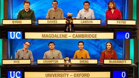 Magdalene College, Cambridge v University College, Oxford (2020) - Episode 14 poster and promotional image