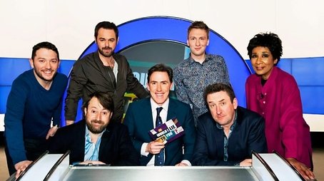 Danny Dyer, Jon Richardson, Joe Lycett and Moira Stuart (2015) - Episode 1 poster and promotional image