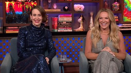 Heather Gay and Sarah Paulson (2024) - Episode 157 poster and promotional image