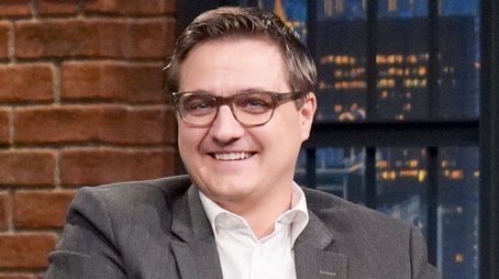 Chris Hayes, Geraldine Viswanathan, Matt Goldich (2024) - Episode 64 poster and promotional image