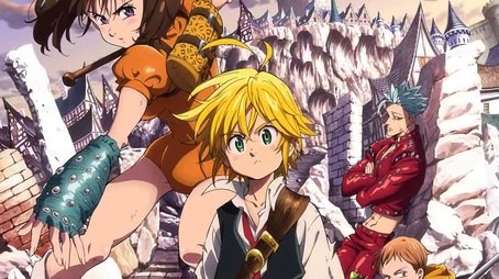 The Seven Deadly Sins (2014) - Season 1 poster and promotional image
