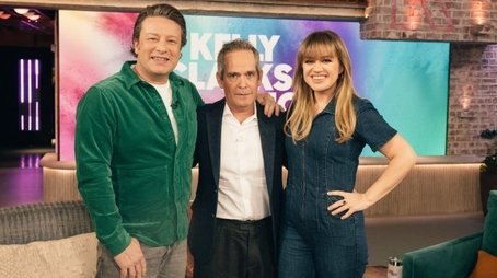 Jamie Oliver, Tom Hollander, Brittany Mahomes (2024) - Episode 63 poster and promotional image