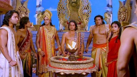 The Pandavas leave Hastinapur (2014) - Episode 3 poster and promotional image