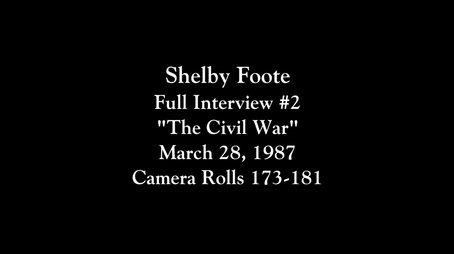 Shelby Foote Full Interview #2 March 28, 1987 (1987) - Episode 14 poster and promotional image