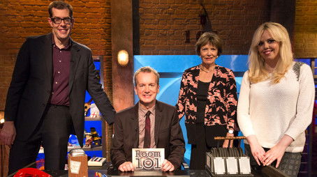 Richard Osman, Joan Bakewell, Roisin Conaty (2014) - Episode 1 poster and promotional image