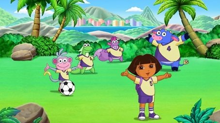 Dora's Super Soccer Showdown (2014) - Episode 14 poster and promotional image