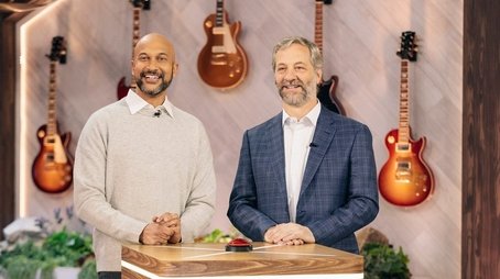 Judd Apatow, Leslie Mann, Keegan-Michael Key, Maria Bakalova, Iris Apatow, Sophia Scott (2022) - Episode 125 poster and promotional image