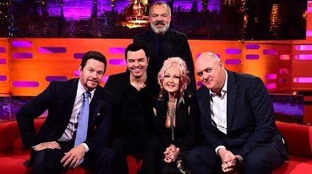 Mark Wahlberg, Seth MacFarlane, Cyndi Lauper (2015) - Episode 10 poster and promotional image