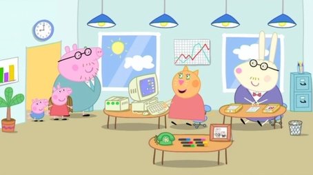 Daddy Pig's Office