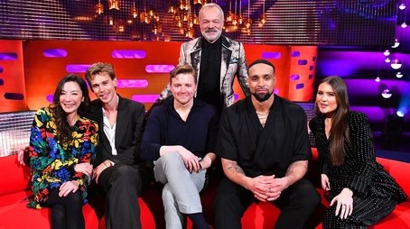 Michelle Yeoh, Austin Butler, Jack Lowden, Ashley Banjo and Mimi Webb (2023) - Episode 16 poster and promotional image