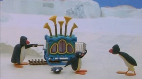 Pingu und der Leierkastenmann