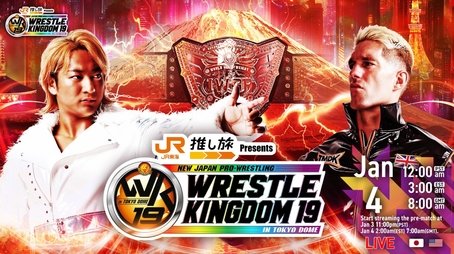 NJPW Wrestle Kingdom 19 (2025) - Episode 1 poster and promotional image