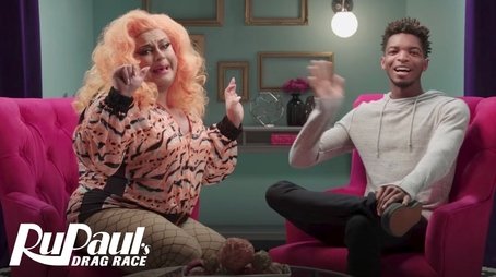 The Pit Stop S8 E3 | Kingsley & Ginger Minj | RuPaul's Drag Race (2016) - Episode 3 poster and promotional image