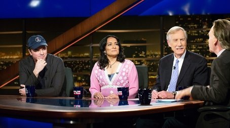 Rep. Darrell Issa; Sen. Angus King, Asra Nomani and Seth MacFarlane; Fran Lebowitz (2017) - Episode 6 poster and promotional image