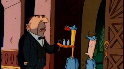 Duckman and Cornfed in 'Haunted Society Plumbers' (1997) - Episode 14 poster and promotional image