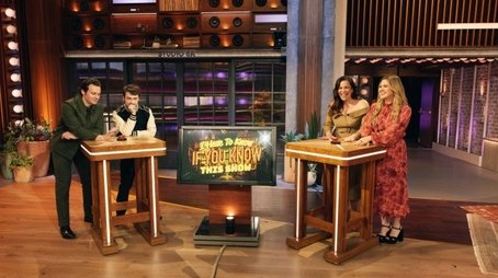 Daniel Radcliffe, Jonathan Groff, Lindsay Mendez (2023) - Episode 11 poster and promotional image