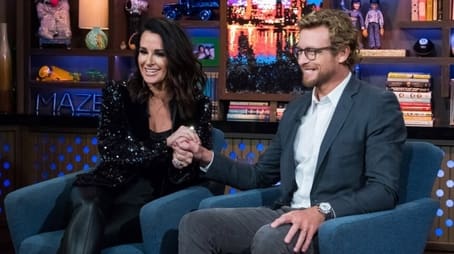 Kyle Richards; Simon Baker (2018) - Episode 91 poster and promotional image