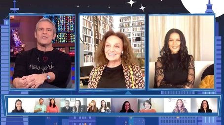 Catherine Zeta-Jones & Diane von Furstenberg (2021) - Episode 42 poster and promotional image