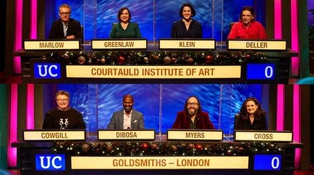 Christmas 2020 - Courtauld v Goldsmiths (2020) - Episode 116 poster and promotional image