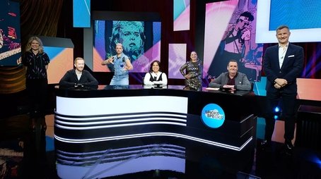 Luke McGregor, Kate McLennan, Kate Ceberano & Mitch Tambo (2021) - Episode 8 poster and promotional image