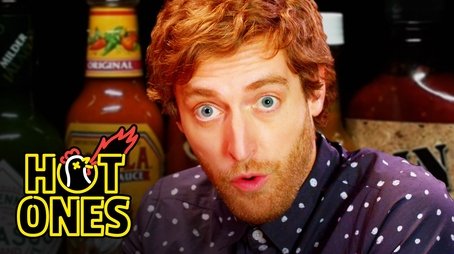 Thomas Middleditch Does Improv While Eating Spicy Wings (2017) - Episode 18 poster and promotional image