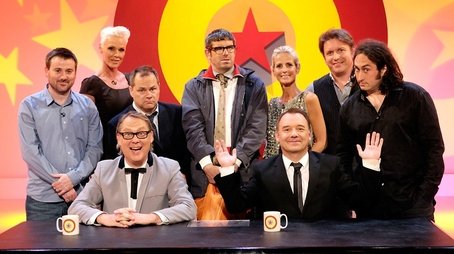 Ross Noble, Graeme Hawley, Brigitte Nielsen, James Martin (2011) - Episode 1 poster and promotional image