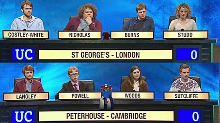 St George's, London v Peterhouse, Cambridge (2015) - Episode 22 poster and promotional image
