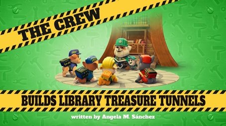 The Crew Builds Library Treasure Tunnels (2024) - Episode 7 poster and promotional image
