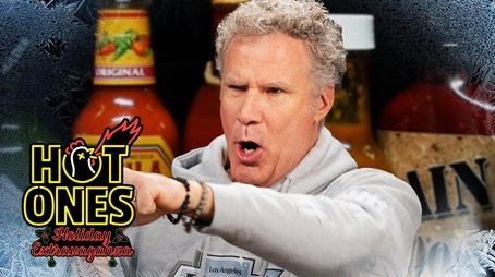 Will Ferrell Brings the Spirit to the Hot Ones Holiday Extravaganza (2022) - Episode 38 poster and promotional image