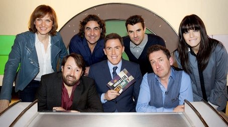 Fiona Bruce, Micky Flanagan, Steve Jones, Claudia Winkleman (2014) - Episode 1 poster and promotional image