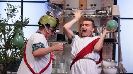 My Big Fat Greek Kitchen (2023) - Episode 3 poster and promotional image