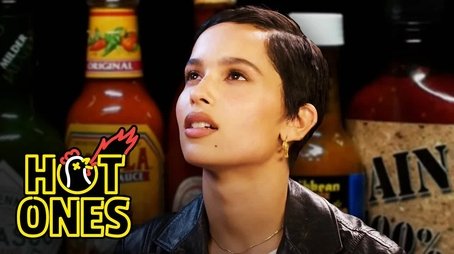 Zoë Kravitz Gets Trippy While Eating Spicy Wings (2020) - Episode 2 poster and promotional image