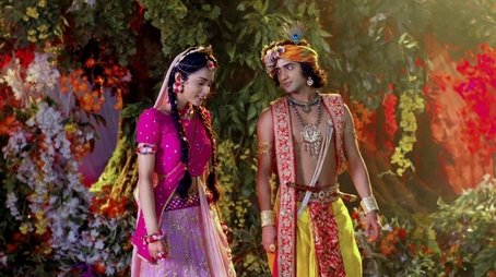 Radha, Krishna Break the Fast (2019) - Episode 207 poster and promotional image
