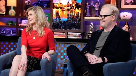 Kyra Sedgwick & Jim Gaffigan (2024) - Episode 77 poster and promotional image