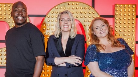 Sara Pascoe, Amy Gledhill & Eddie Kadi (2025) - Episode 4 poster and promotional image