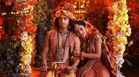 Radha, Krishna's Last Meeting (2019) - Episode 357 poster and promotional image