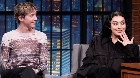 Jim Gaffigan; Charli XCX; Troye Sivan; Queen Cora Coleman (2024) - Episode 91 poster and promotional image