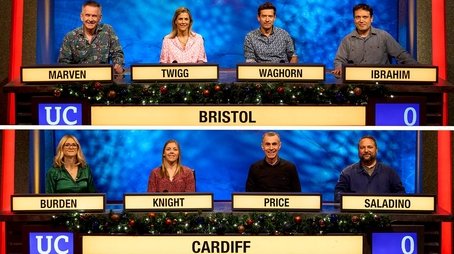 Christmas 2022 - University of Bristol v University of Cardiff (2022) - Episode 142 poster and promotional image